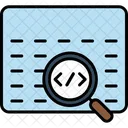 Revisao De Codigo Codigo Revisao Icon