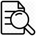 Revisao De Documentos Verificacao De Documentos Monitoramento De Arquivos Ícone