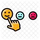 Mao Emoji Sorriso Ícone