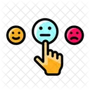 Mao Emoji Sorriso Ícone
