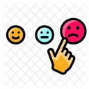 Mao Emoji Sorriso Ícone