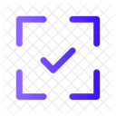 Comprobar Las Esquinas Marcar Hecho Icon