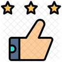 Resena Tres Estrellas Aprobado Icono