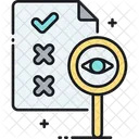 Revision Seo Lista De Verificacion Icono