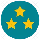 Tres Estrellas Revision Icono