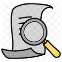 Revision De Documentos Analisis De Archivos Busqueda De Documentos Icono