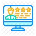 Revision De Empleados Calificacion De Empleados Mejor Empleado Icono