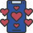 Corazones Telefono Como Icono