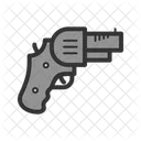 Revolver Gun Weapon 아이콘