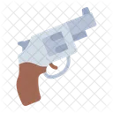 Revolver Pistol Gun 아이콘