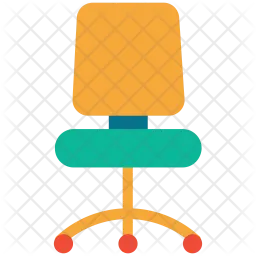Revolving chair  Icon