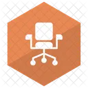 Revolving Chair Office Seat Icon