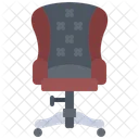 Revolving Chair Swivel Chair Armchair Icon