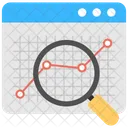 Web Analyse Statistique Icône