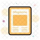 Gros Titres Journaux Journaux Icône