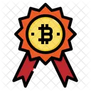 Reward Award Bitcoin Icon