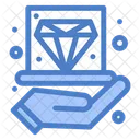 Reward Diamond Hand Icon