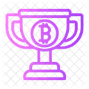 Reward Bitcoin Label Icon