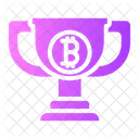 Reward Bitcoin Label Icon