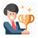Rewarded Trophy Success Icon