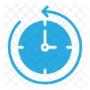Rewind Clock Date Icon