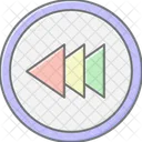 Rewind Arrow Direction Icon