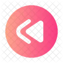 Rewind Back Circle Icon