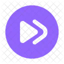 Rewind Forward Circle  Icon