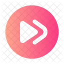 Rewind Forward Circle Icon