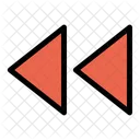 Backward Player Control Icon
