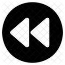 Rewind Circle User Interface Icon