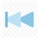 Backward Step Multimedia Icon