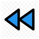 Rewind Previous Backward Icon