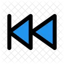 Rewind Previous Backward Icon