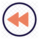 Rewind Previous Backward Icon