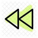 Rewind Previous Backward Icon