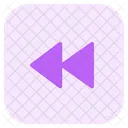 Rewind Previous Backward Icon