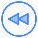 Rewind Navigation Fast Icon
