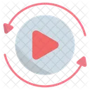 Rewind Media Button Icon