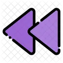 Rewind Music Control Icon