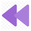 Rewind Music Control Icon