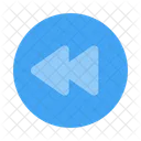 Rewind Left Arrow Double Icon