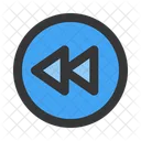 Rewind Left Arrow Double Icon