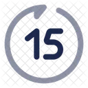 Rewind Seconds Forward Music Sound Icon