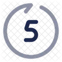 Rewind Seconds Forward Music Sound Icon