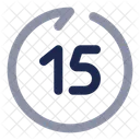 Rewind Seconds Forward Music Sound Icon