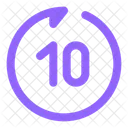 Rewind Seconds Forward Music Sound Icon