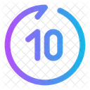 Rewind Seconds Forward Music Sound Icon