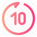 Rewind Seconds Forward Music Sound Icon
