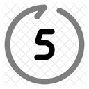 Rewind Seconds Forward Icon